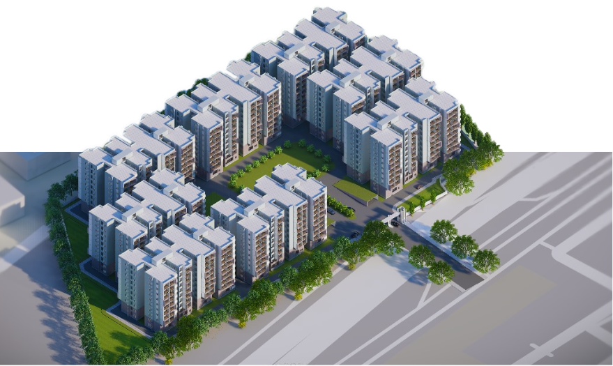 Kompally aerial view